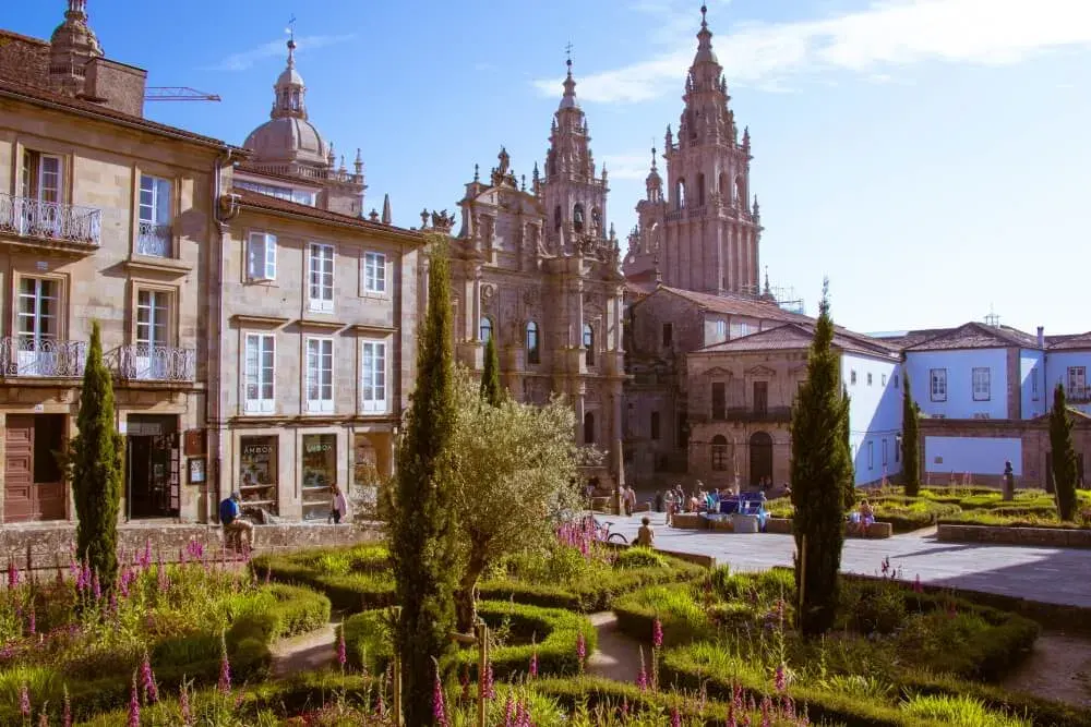 Santiago de Compostela city center