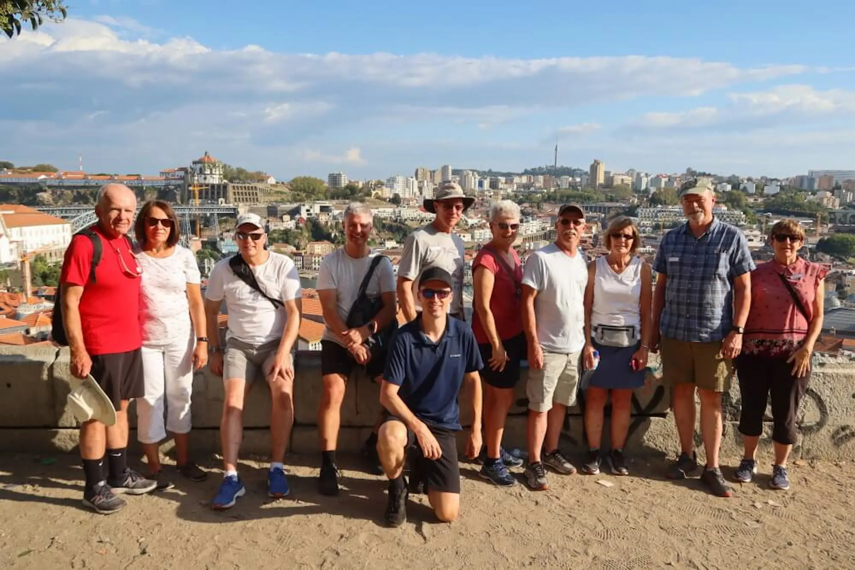 hiking in portugal with a group