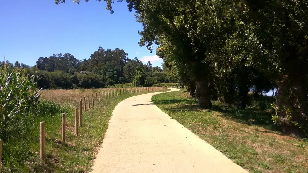 ecovia o minho walk terrain view