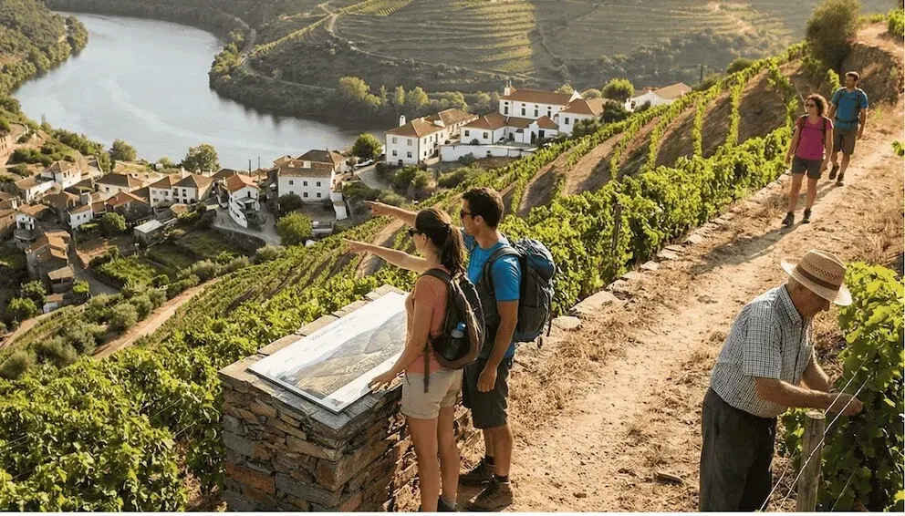 Walking the Douro Valley Vineyar